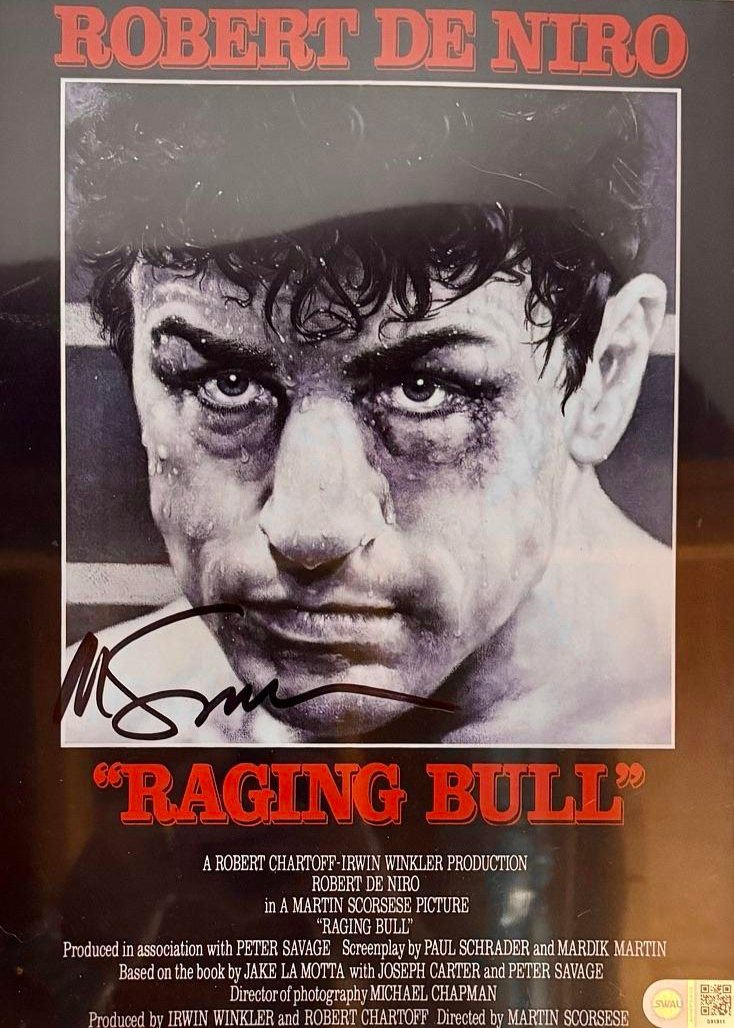 Martin Scorsese Signed 11x14 Photo (Raging Bull) - SWAU